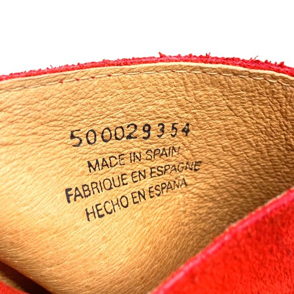 Free People Glorieta Red Suede Rainbow Ombre‎ Espadrille Wedge Sandals - Picture 3 of 12